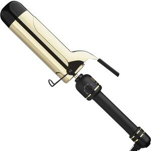 HOT TOOLS 24K Gold Extended Barrel Spring Curling Iron - 2"